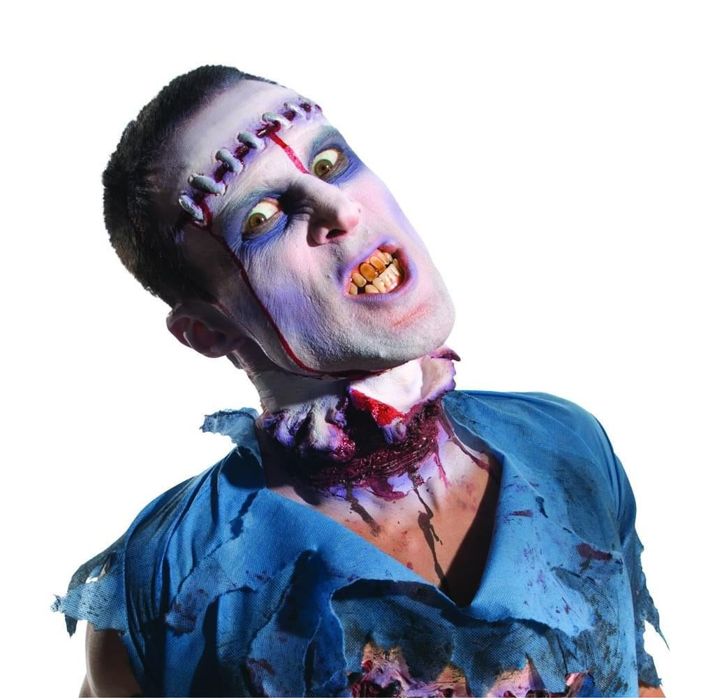 Zombie Lobotomy Latex Appliance Costume Makeup One Size