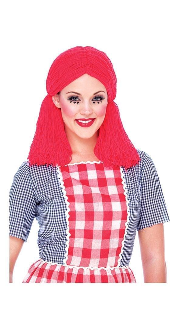 Rag Doll Adult Costume Wig One Size