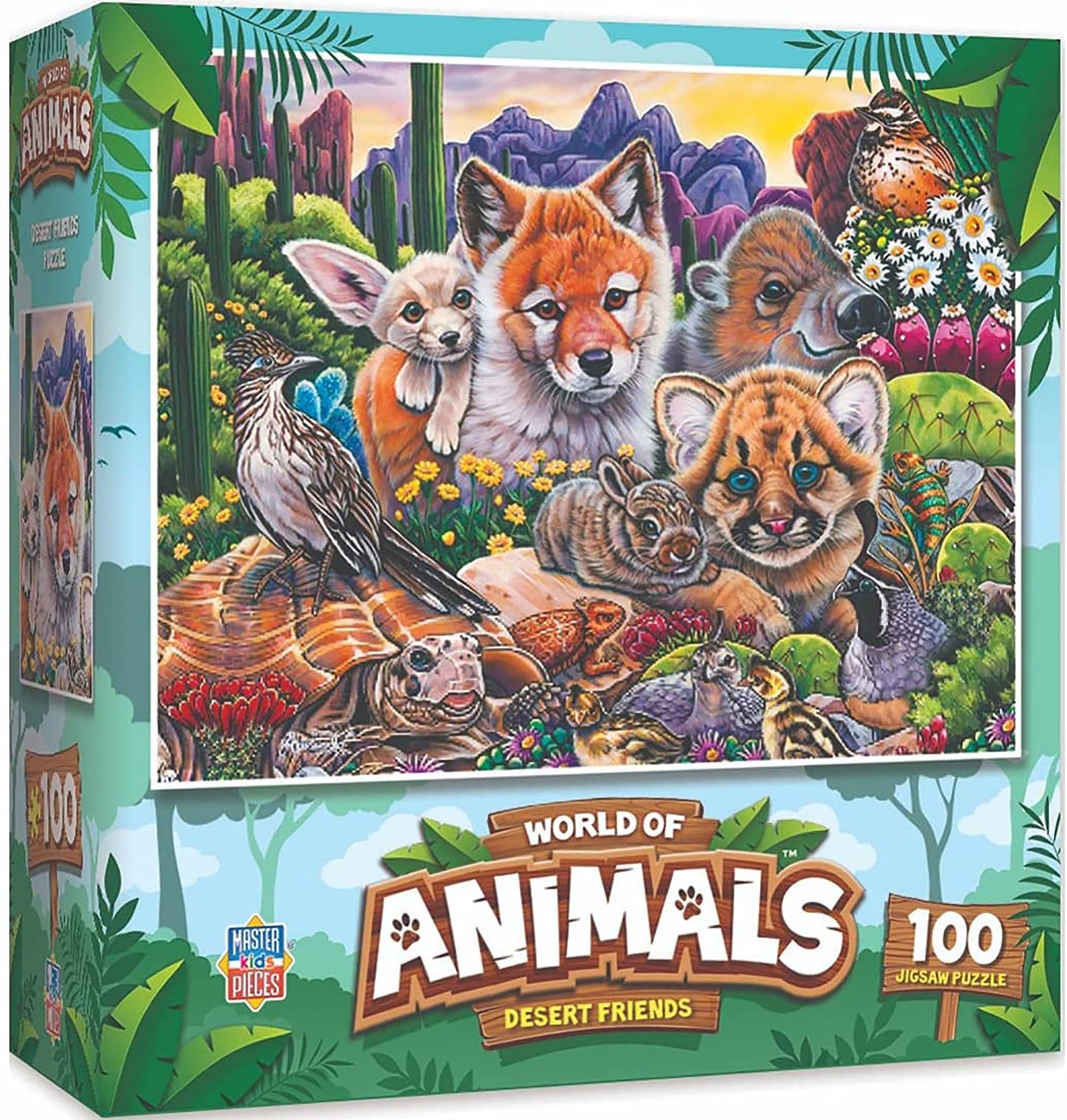 Desert Friends 100 Piece Kids Jigsaw Puzzle