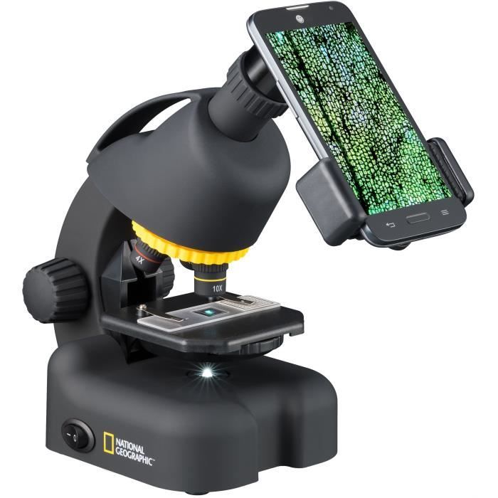 Children's microscope - National Geographic - 40-640x - with Smartphone Adapter