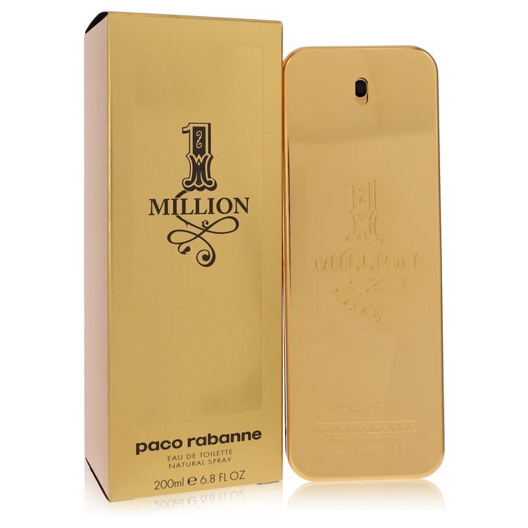 1 Million Eau De Toilette Spray By Paco Rabanne - Size: 200 ml Eau De Toilette Spray