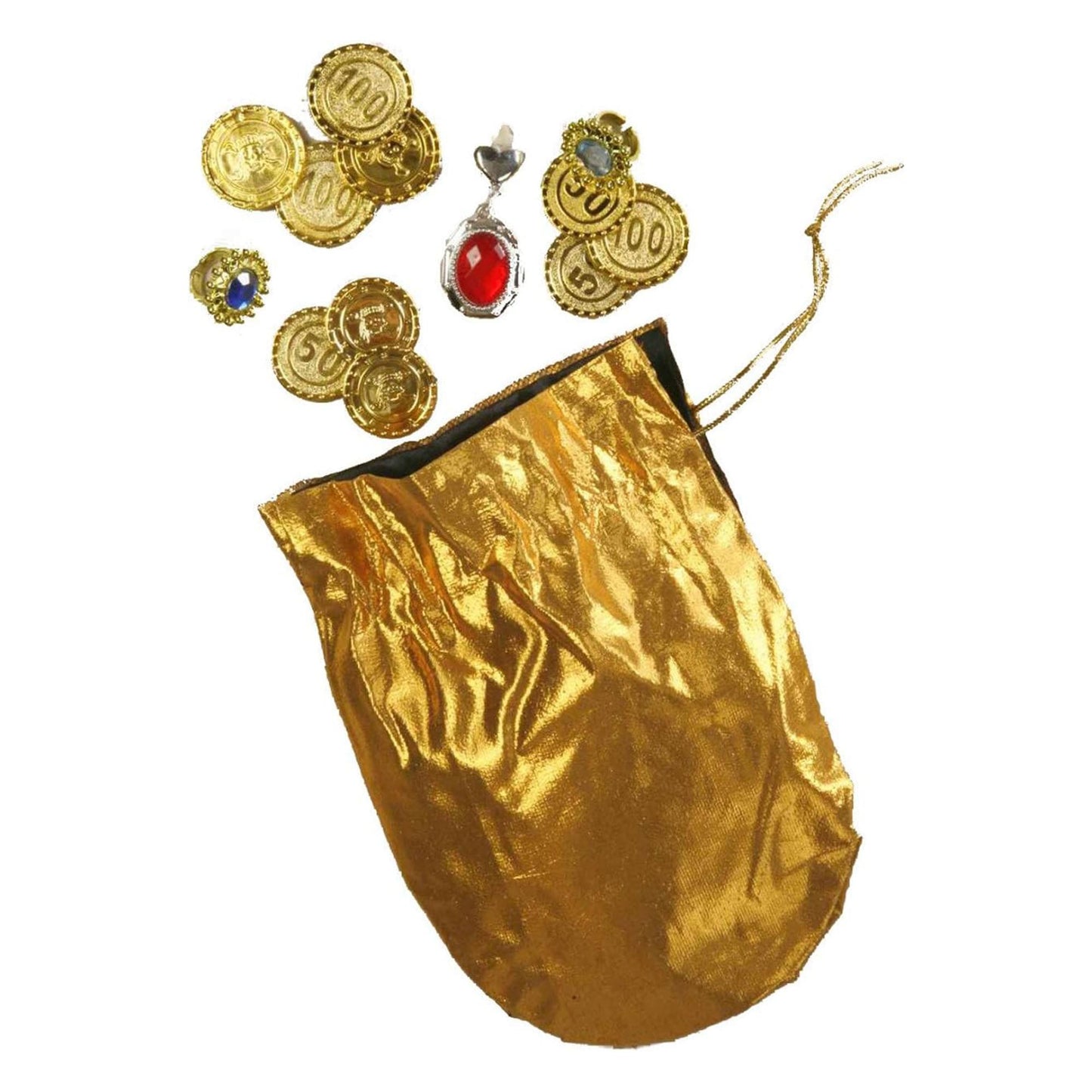 Desert Prince/Princess Coin And Jewel Pouch Costume Accessory