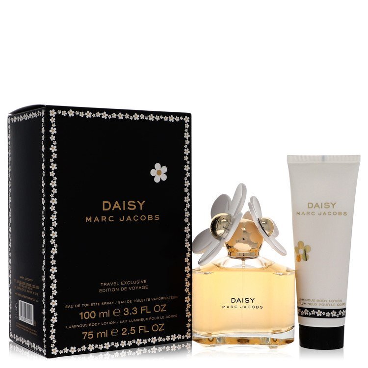 Daisy Gift Set By Marc Jacobs - Size: 3.4 oz Eau De Toilette Spray + 2.5 oz Body Lotion