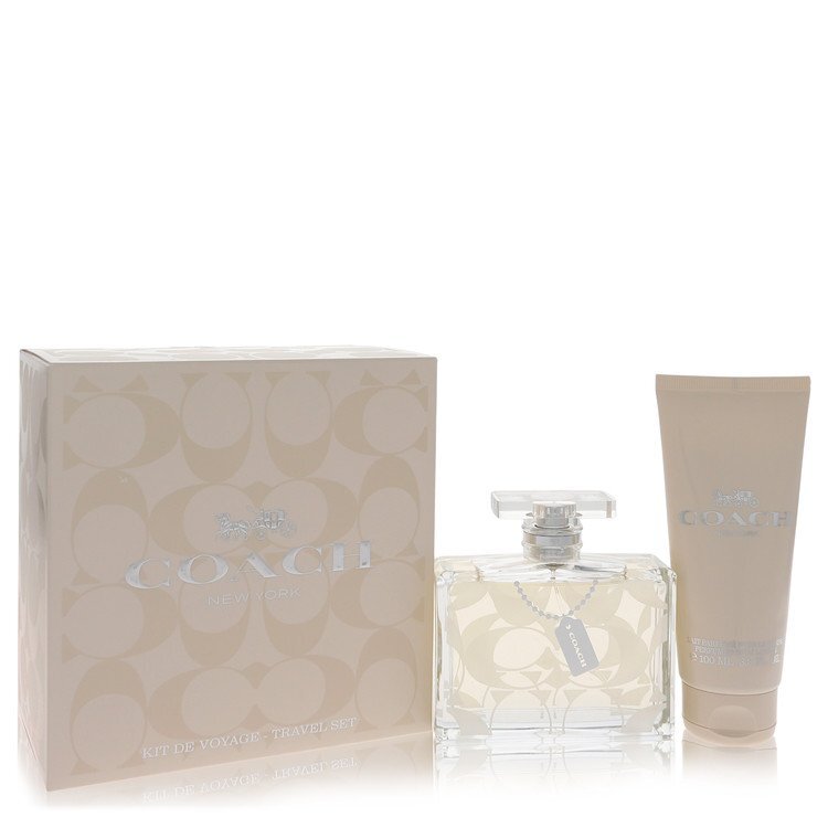 Coach Signature Gift Set By Coach - Size: 3.3 oz Eau De Parfum + 3.3 oz Body Lotion Travel Set