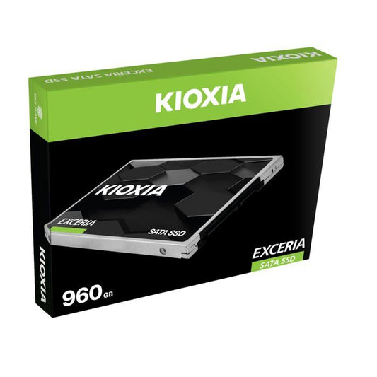 SSD - KIOXIA - EXCERIA - 960 GB, 2.5, 555 MB/s read, 540 MB/s write, 6 Gbit/s, for laptop
