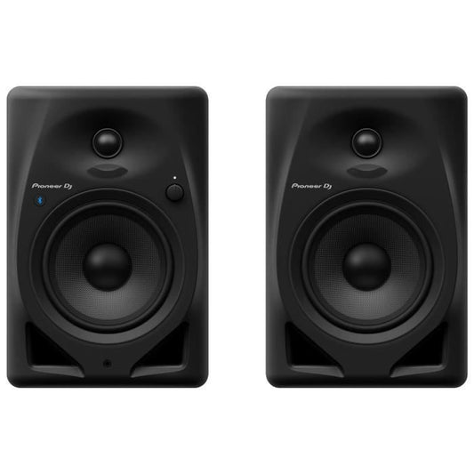 Pair of Pioneer DJ DM-50D-BT monitoring speakers - Bluetooth - Bass Reflex - 2x25W - DJ or Production mode - Black