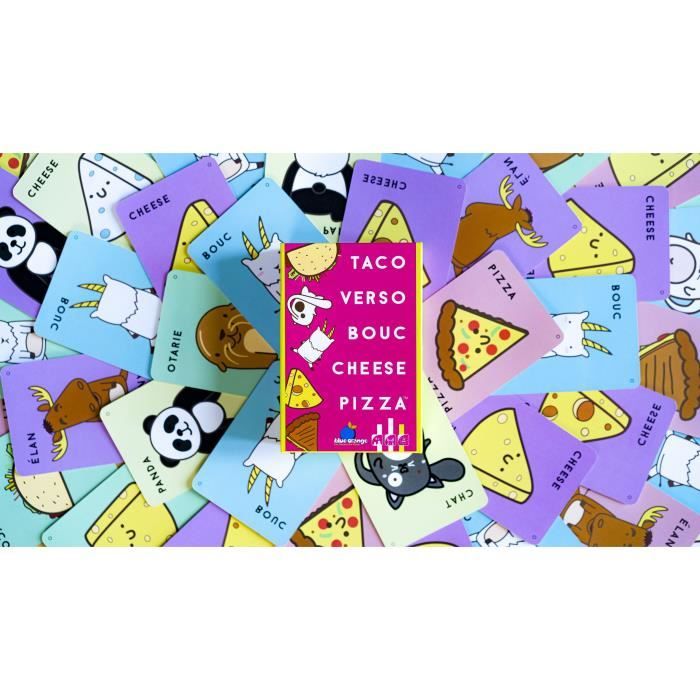 Board game - Blue Orange - Taco Verso Goat Cheese Pizza - Age 8 years - Duration 10 min - Party game