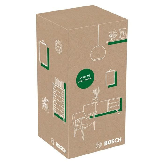 Bosch EasyLevel spirit laser level with wall bracket (laser line for flexible alignment on walls and laser point