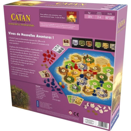 Catan - Expansion: Barbarians & Merchants - Board Game - From 10 years