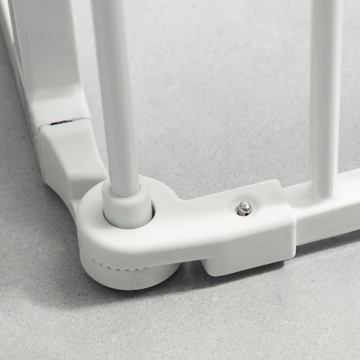 PawHut Welpenauslauf Freigehege für Hund Schutzgitter mit Tür Kaminschutzgitter flexible klappbar 8 Paneele je 60 x 76 cm Weiß