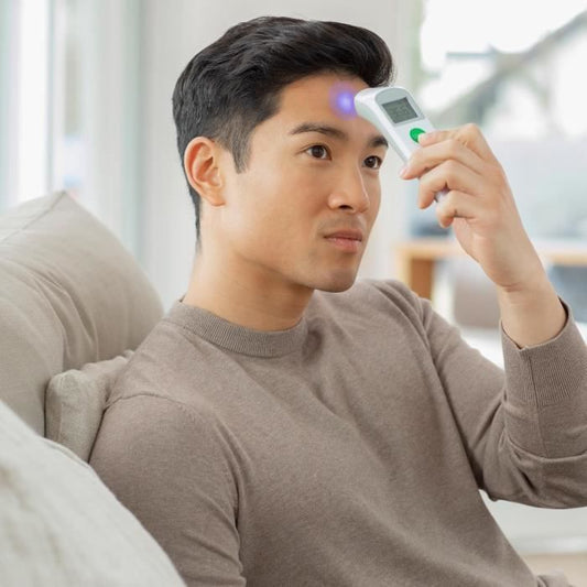 Thermometer - MEDISANA - TM 760 - Contactless - Precise measurement LED display - Audible signal - Memories - Certified medical device