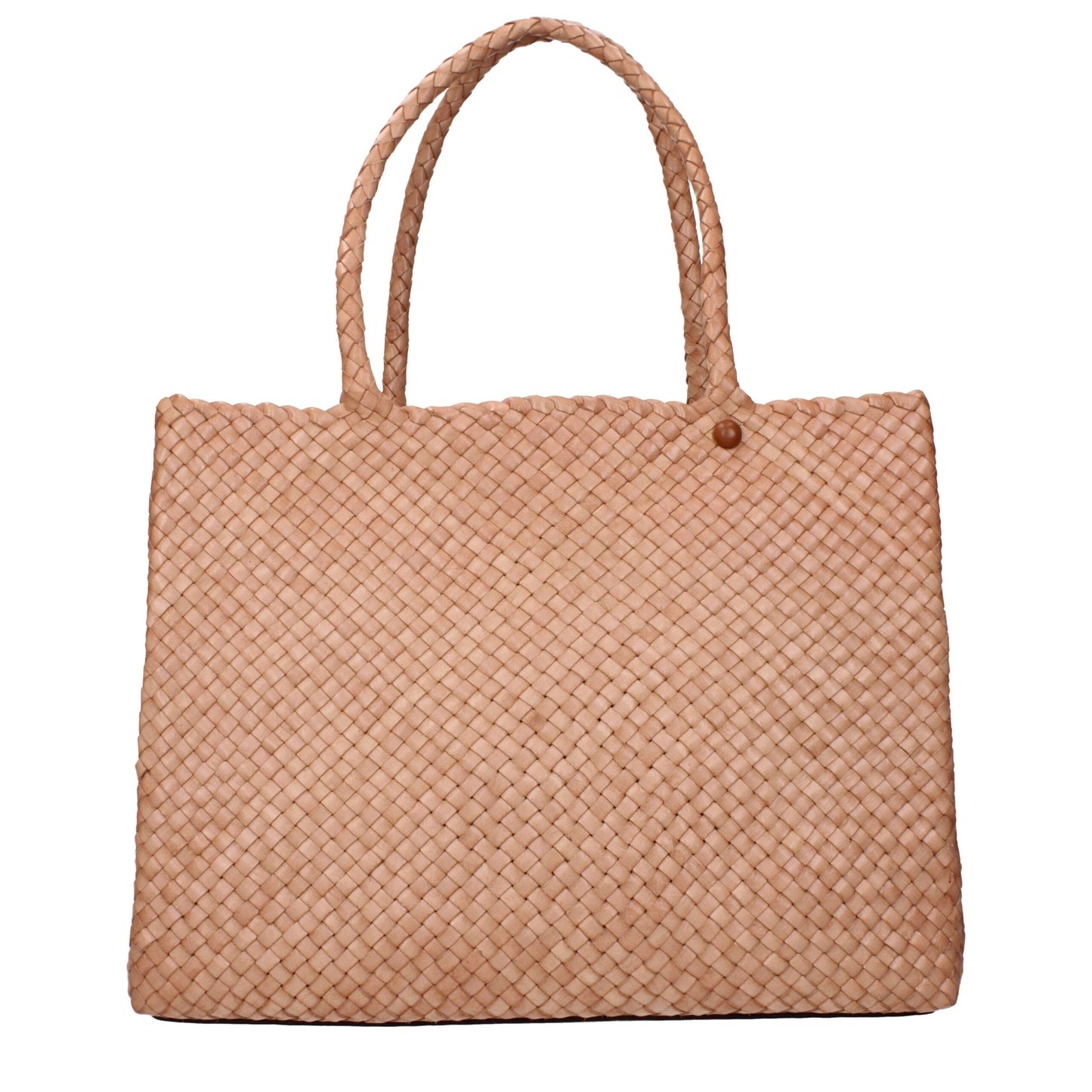 Pink Leather Shoulder Bag