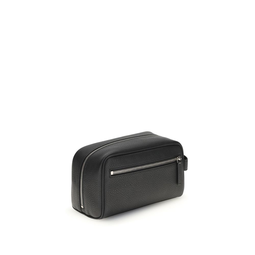 Black Calf Leather Bos Taurus Handbag