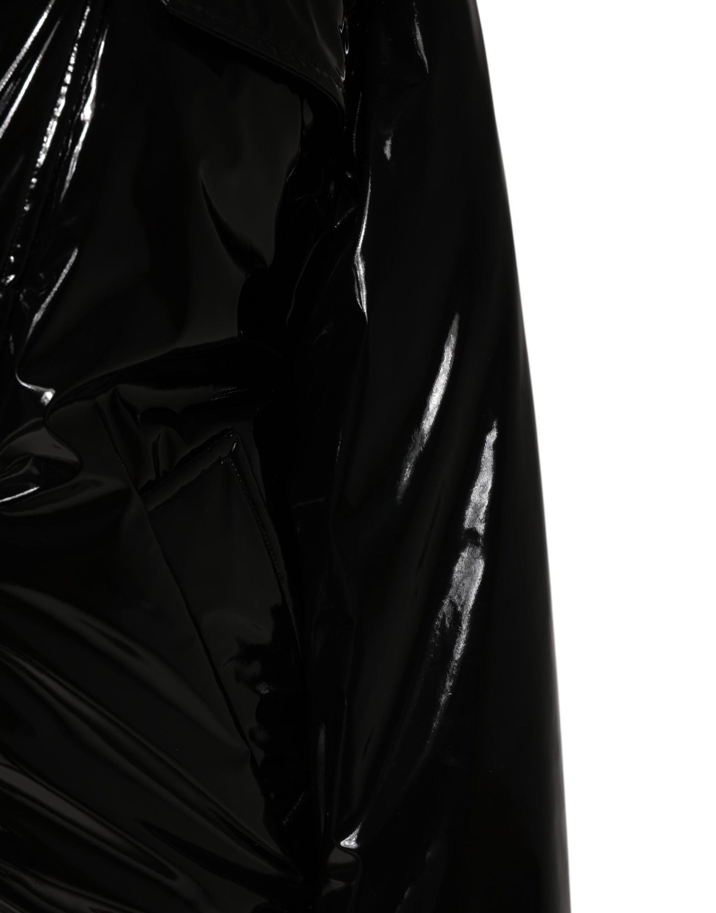 Polyester Black Quilted Puffer Coat Jacket