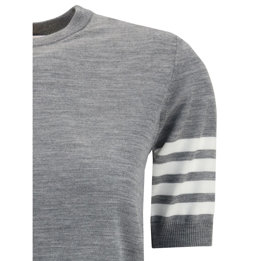 Gray Fleece Wool T-Shirt
