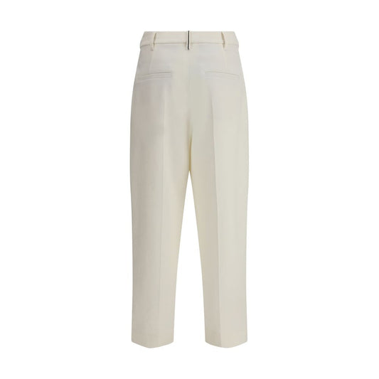 White Cotton Chino Pants