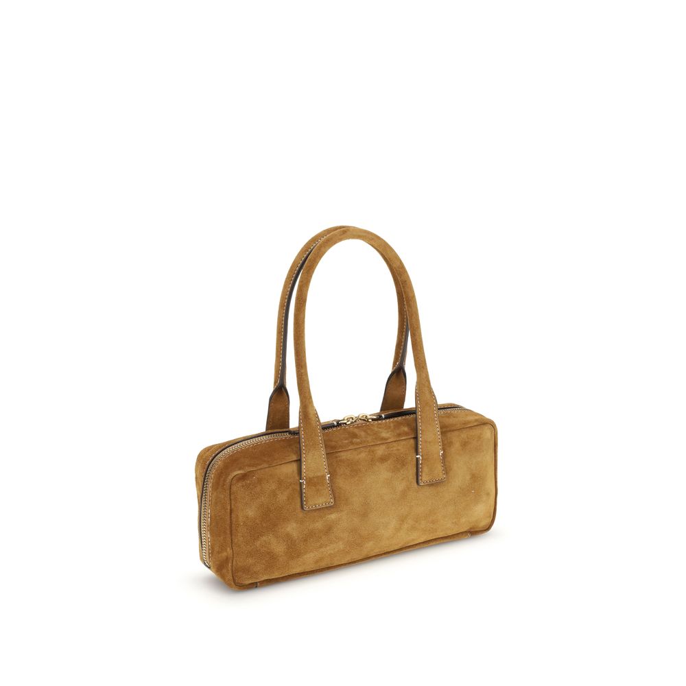 Beige Calf Leather Bos Taurus Shoulder Bag