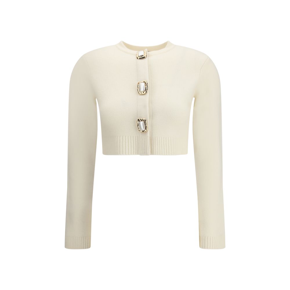 Cream Wool Cardigan