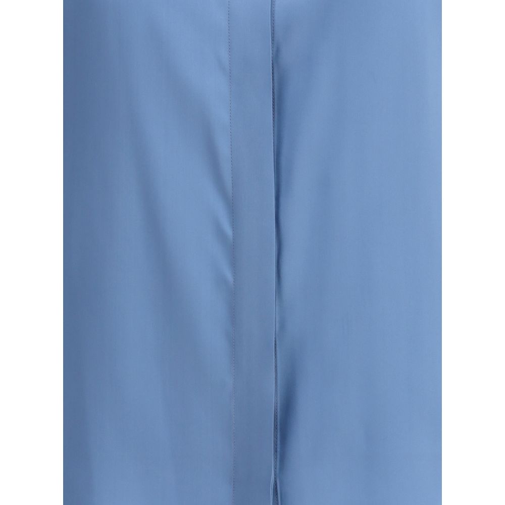Light Blue Silk Shirt