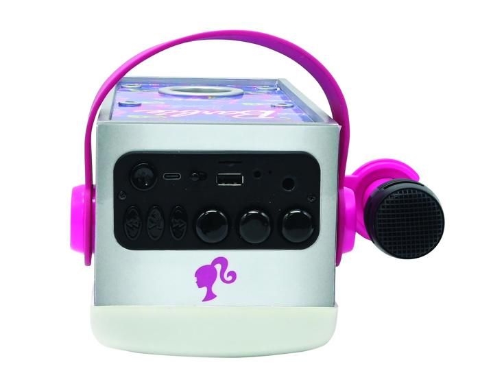 Barbie Powerful Light-Up Bluetooth Speaker with Mic