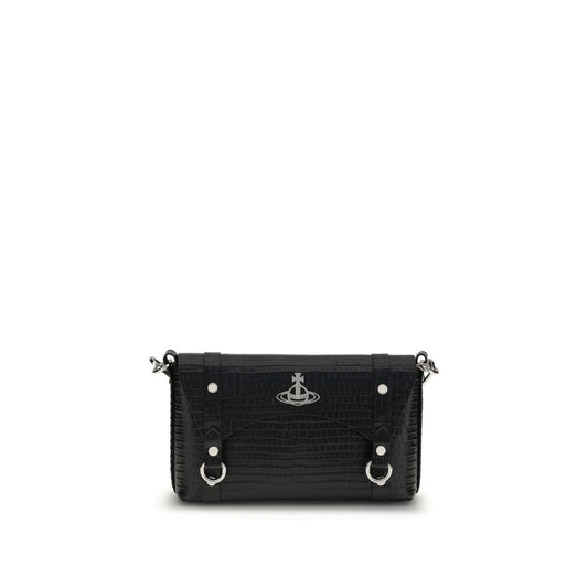 Black Calf Leather Bos Taurus Shoulder Bag