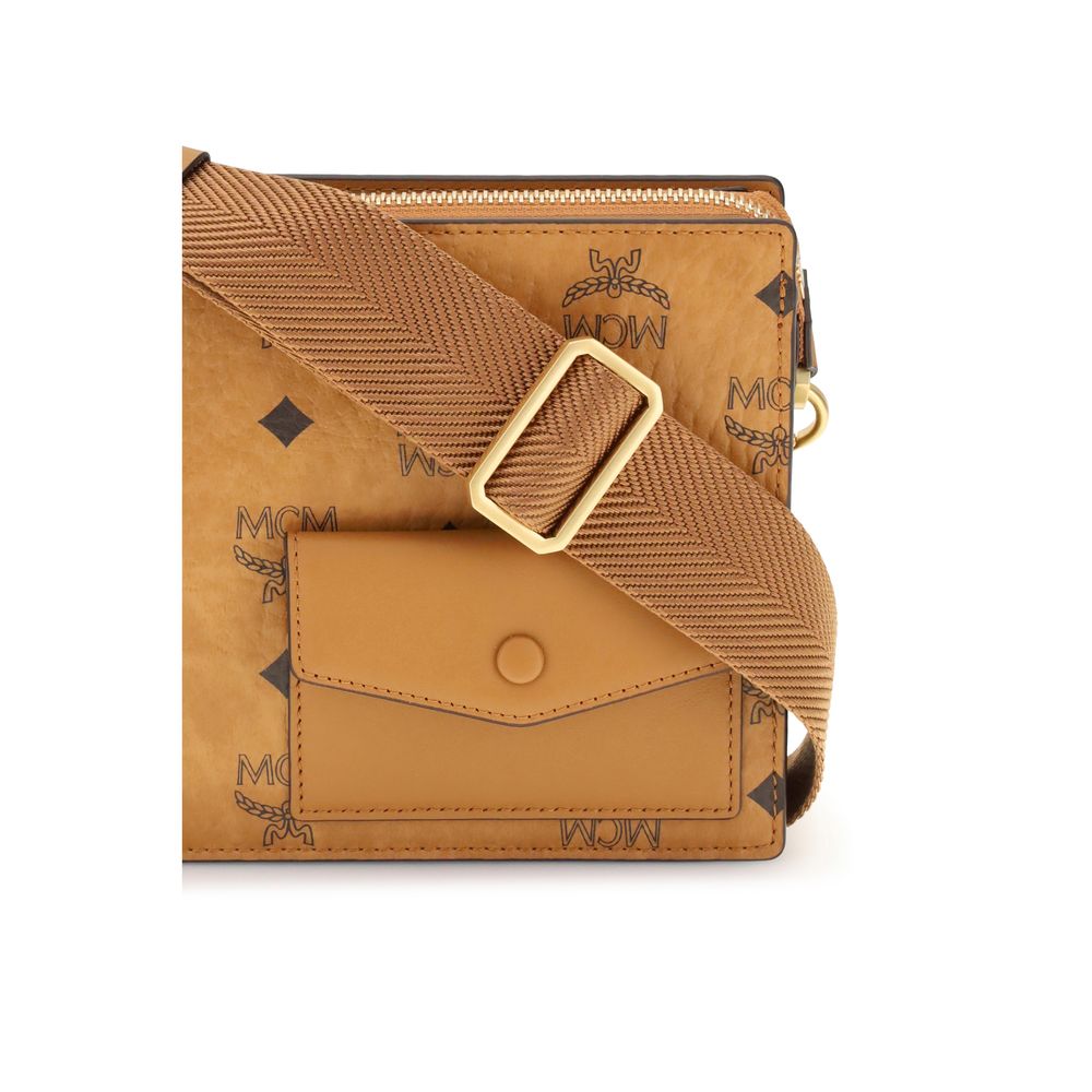 Brown Canvas Shoulder Bag