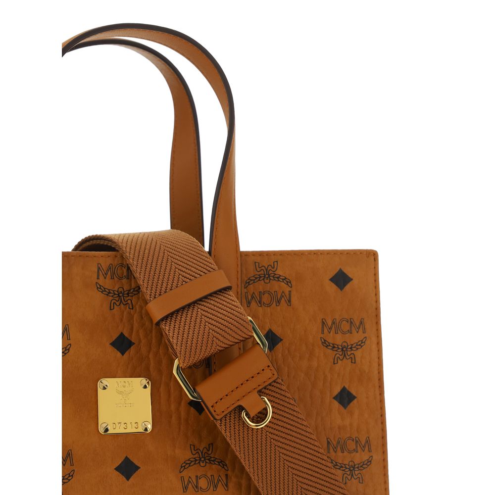 Brown Polyethylene Shoulder Bag