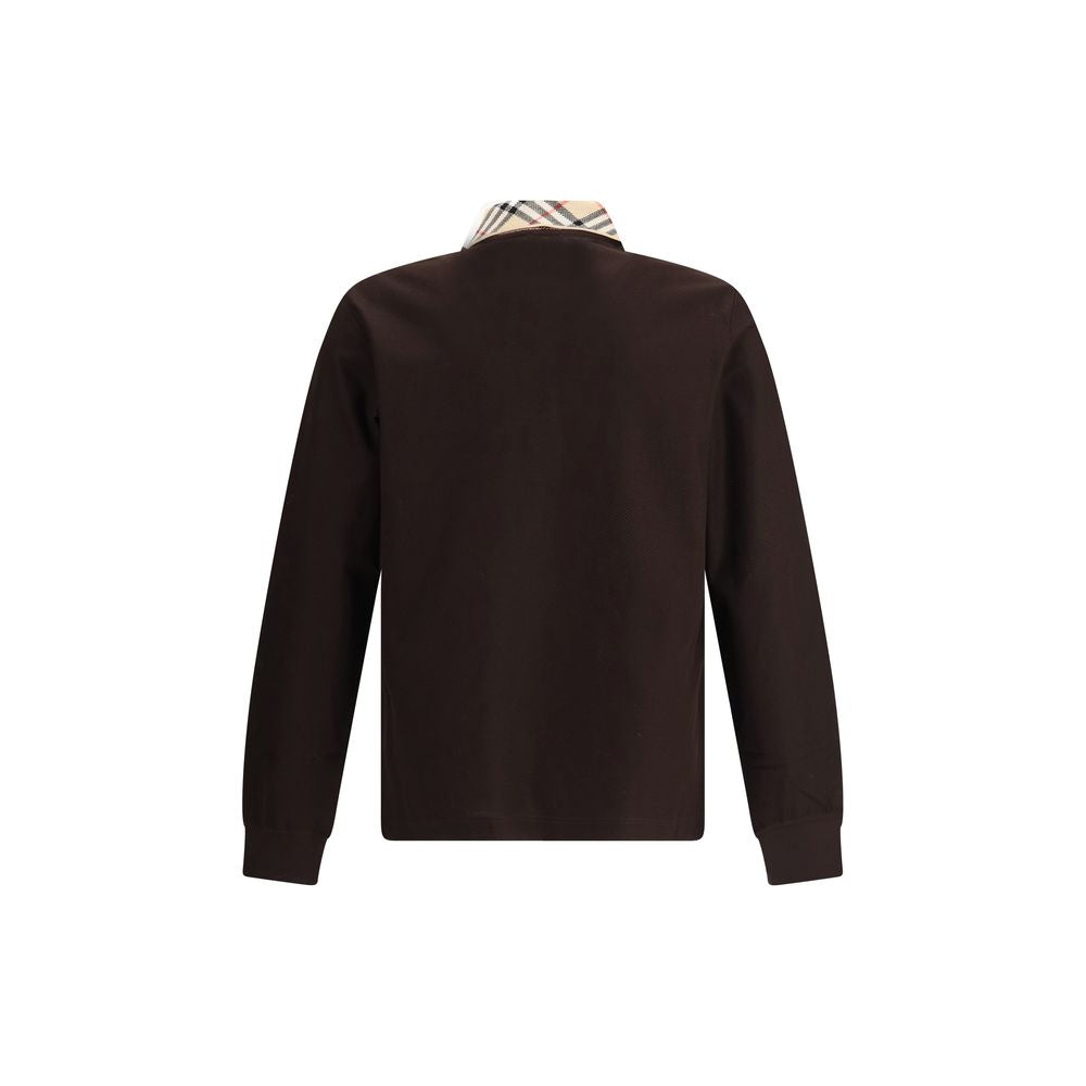 Brown Cotton Polo Shirt