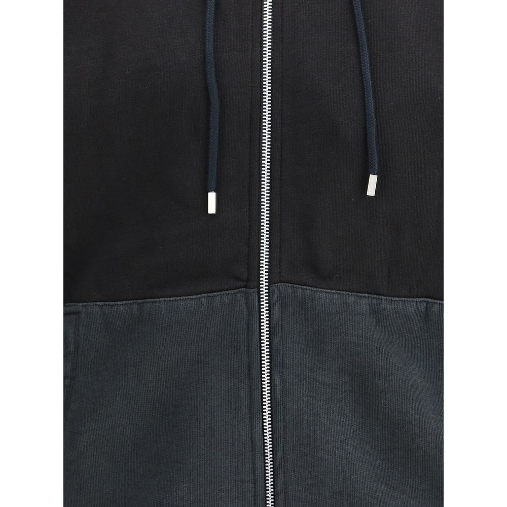 Black Cotton Sweatshirt