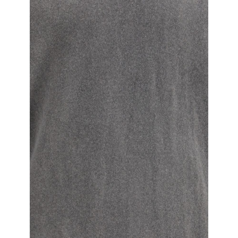 Gray Linen Sweatshirt