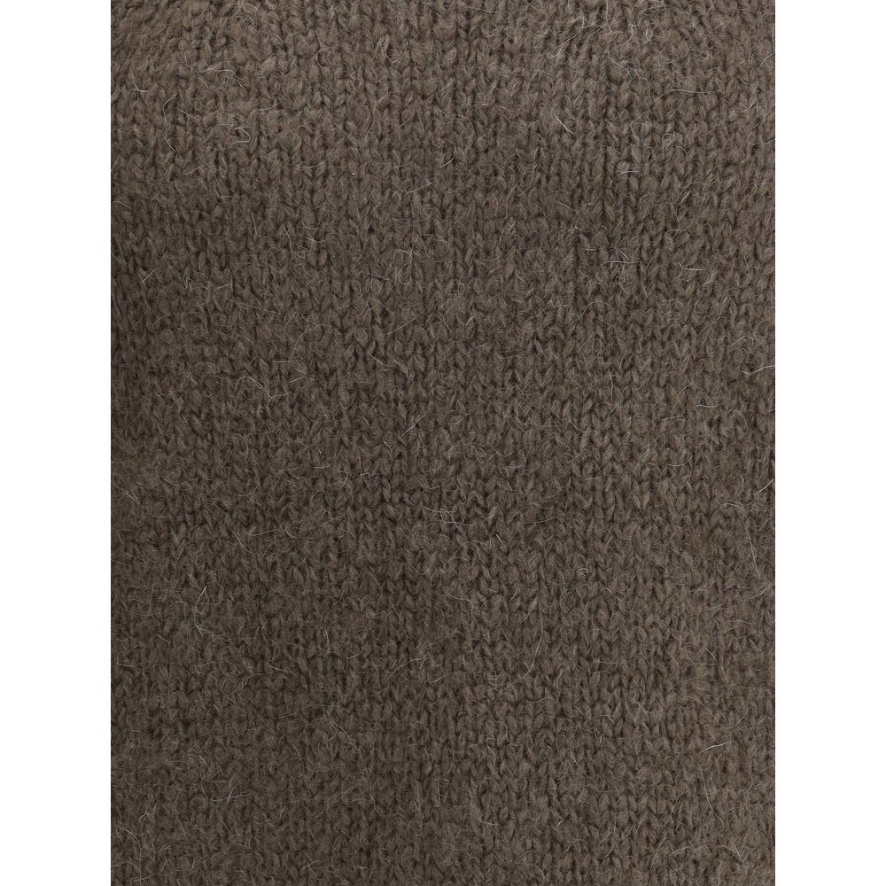 Brown Mohair Sweatshirt