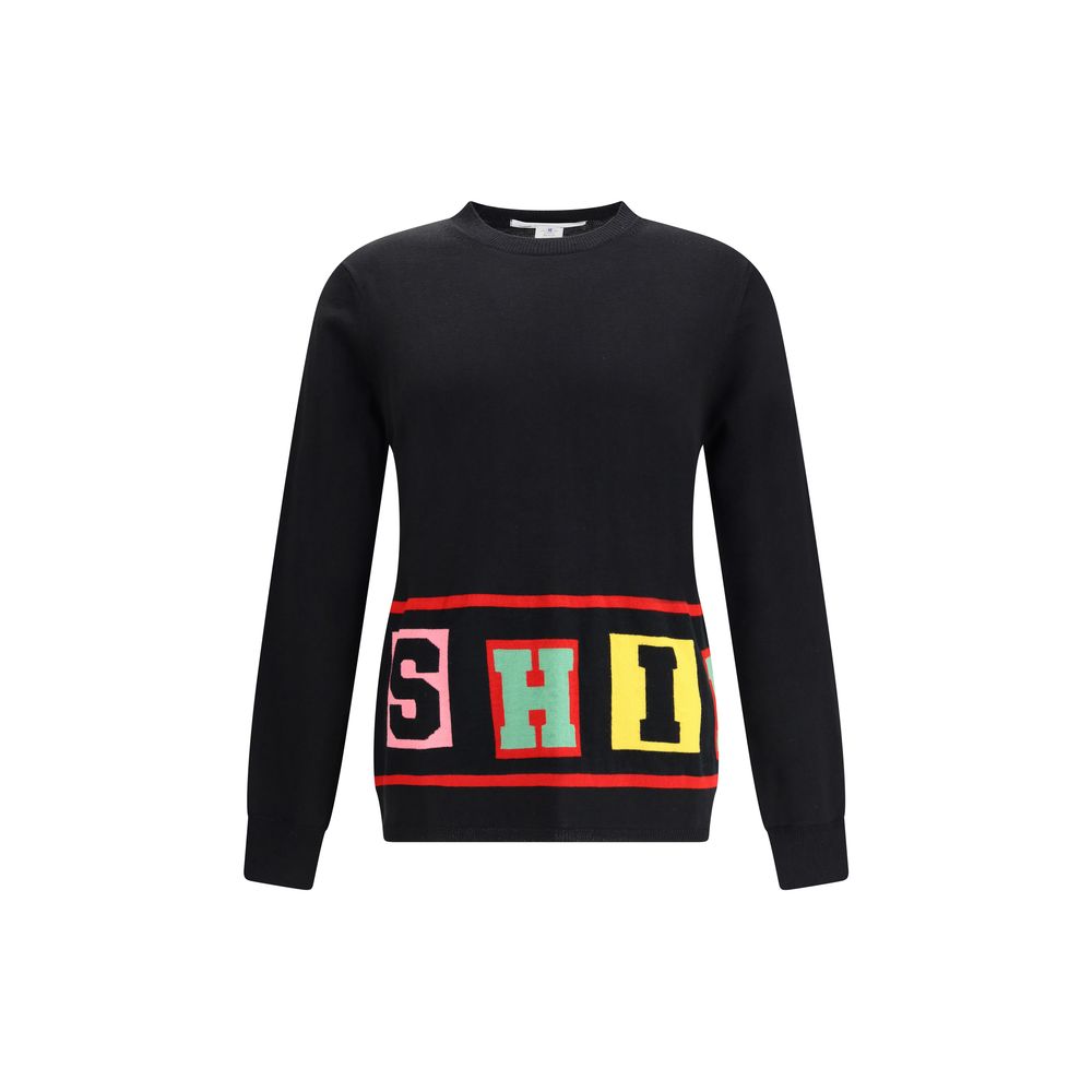 Black Marabou Sweatshirt