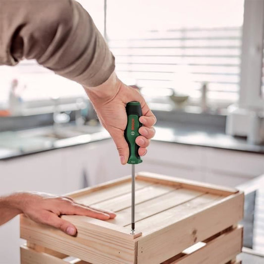 Bosch - Set of 6 Premium screwdrivers with magnetizer (6 screwdrivers in extra hard S2 steel magnetizer demagnetizer)