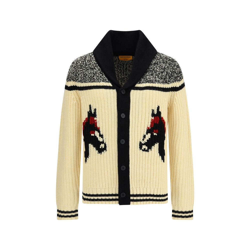 Cream Wool Cardigan