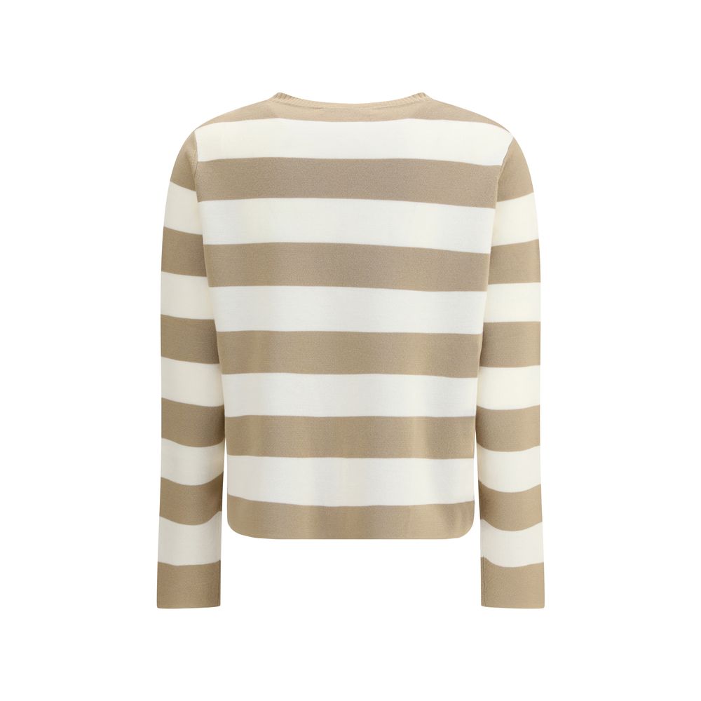 Beige Fleece Wool Sweatshirt