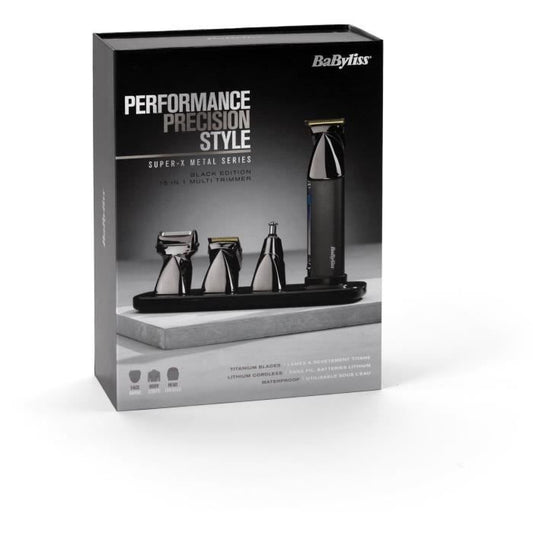 Multi-purpose trimmer - BaByliss - MT991E - Super-X Metal Series - Titanium blades