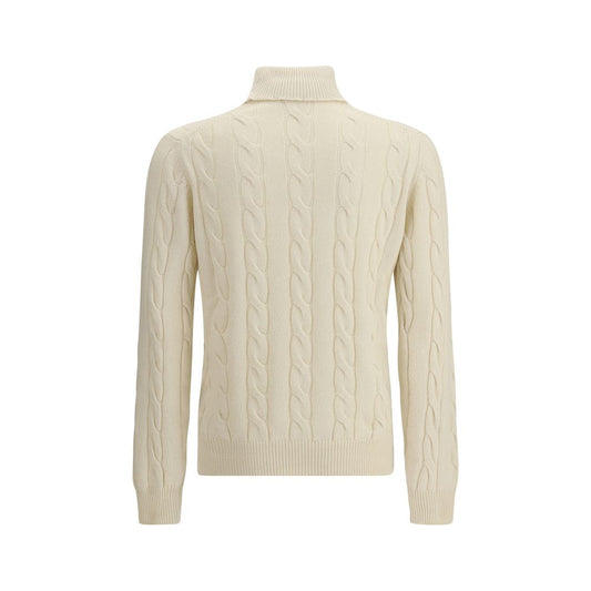 White Cashmere Turtleneck