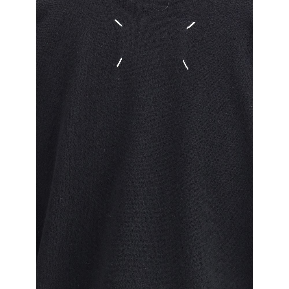 Black Wool Sweatshirt