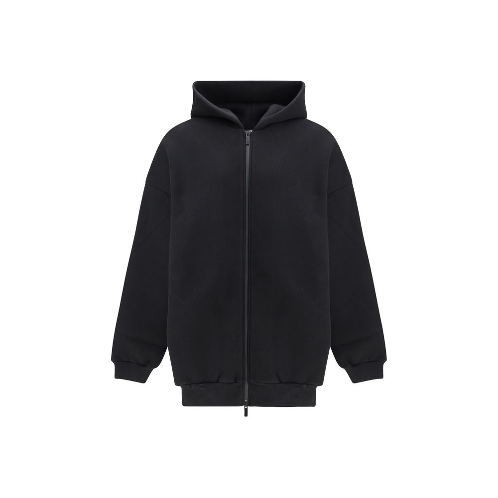 Black Cotton Sweatshirt