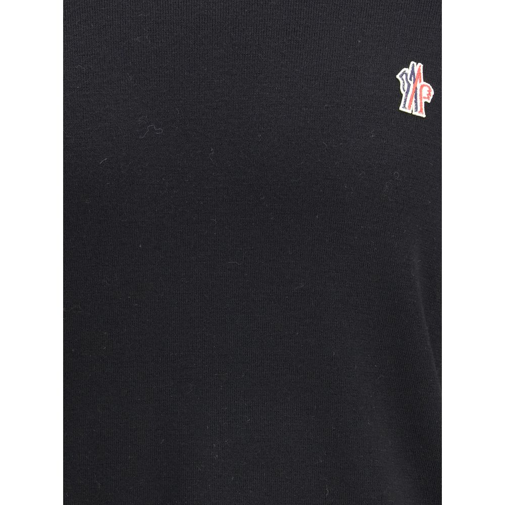 Black Polyamide Sweatshirt