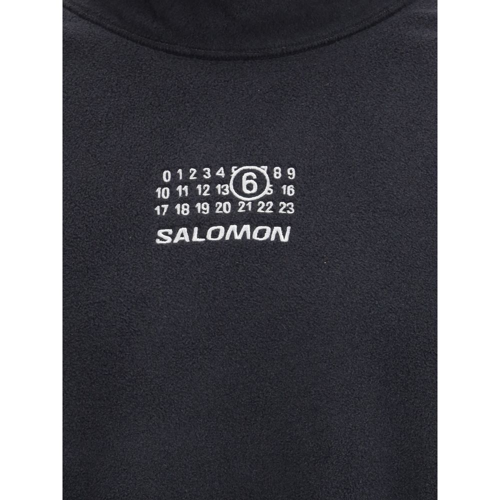 Black Polyester Sweatshirt