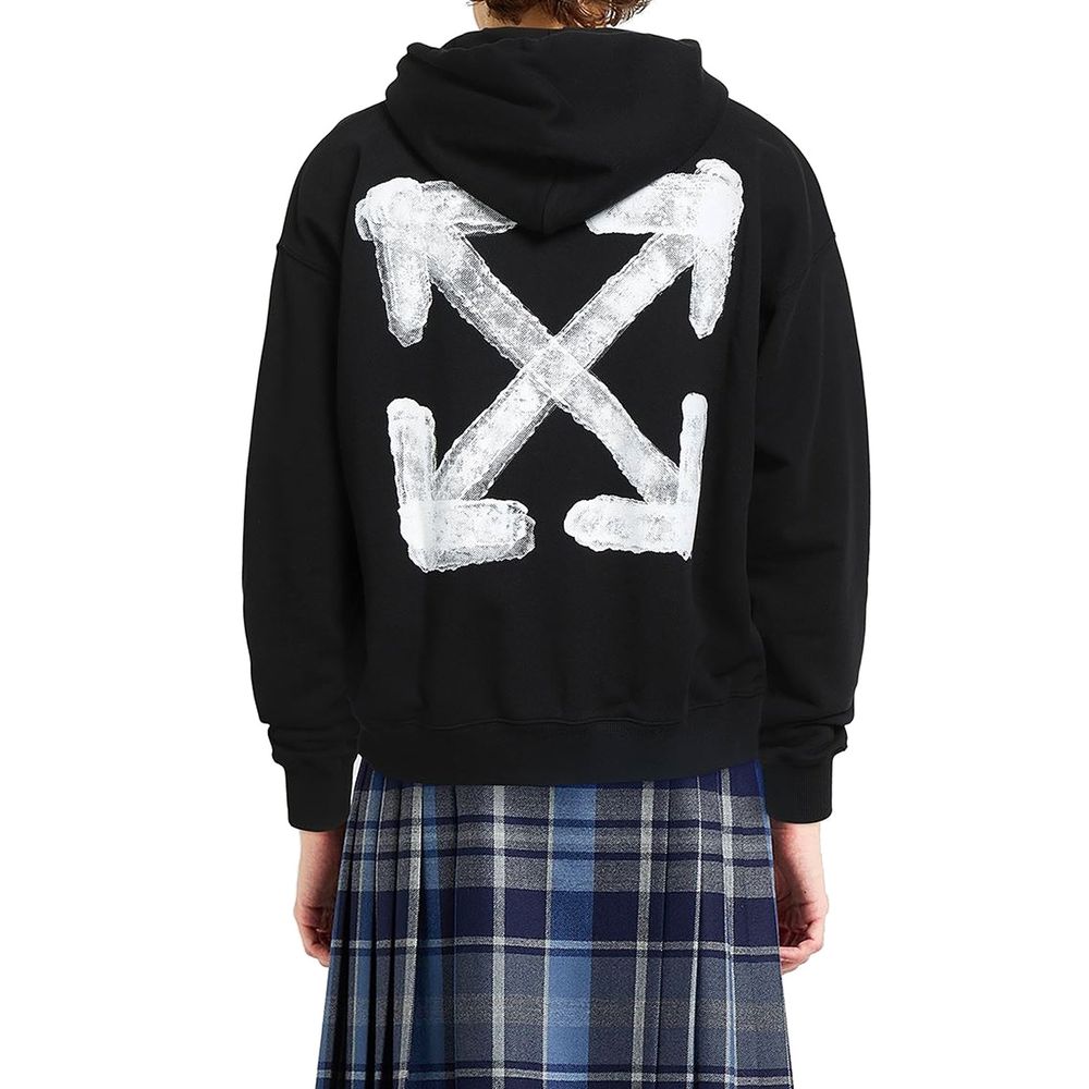 Black Cotton Sweatshirt