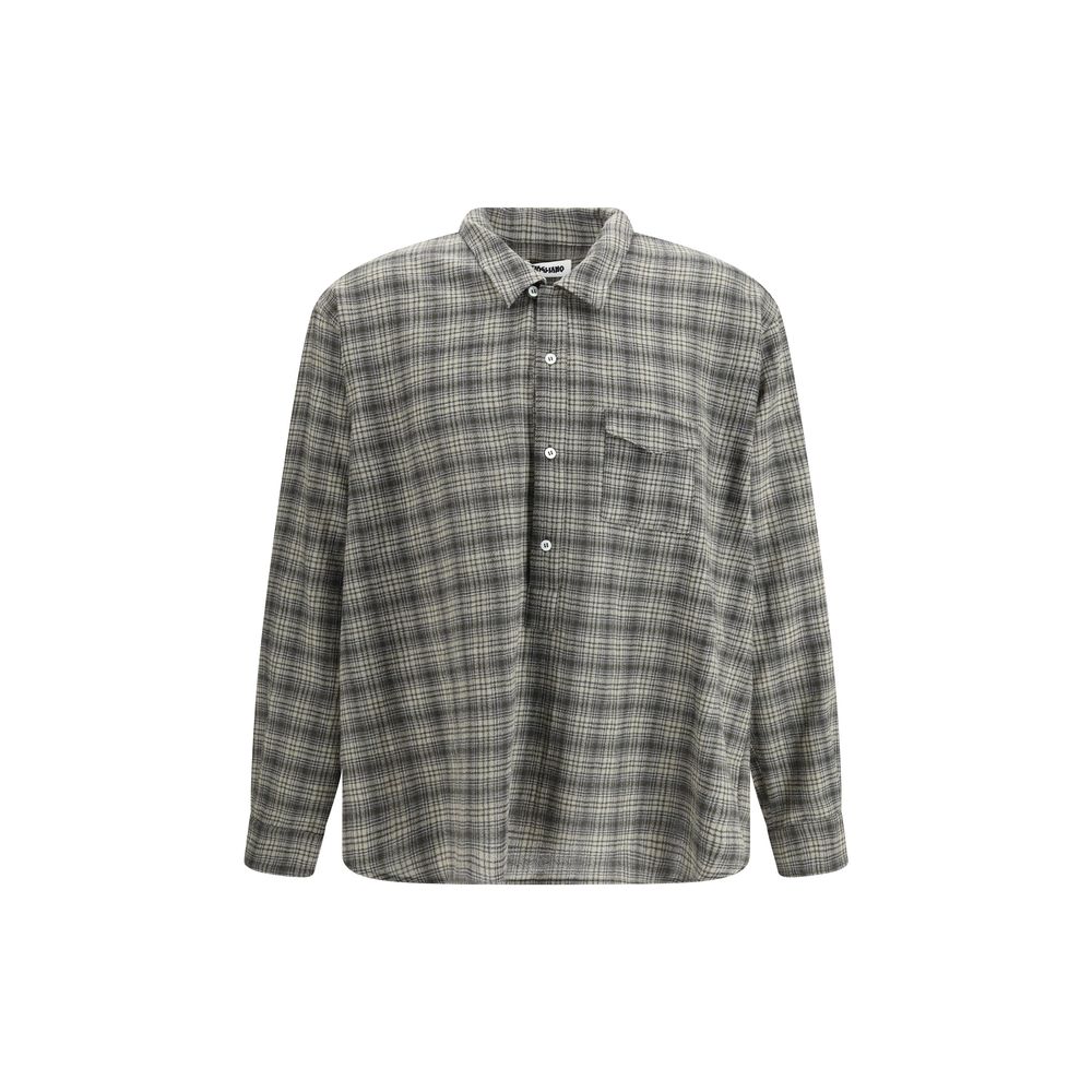 Multicolor Fleece Wool Pattern Shirt