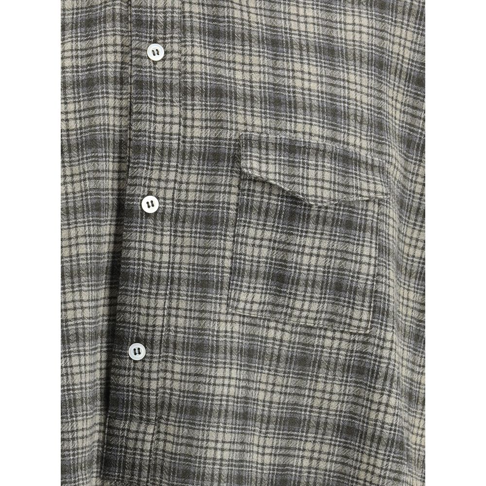 Multicolor Fleece Wool Pattern Shirt