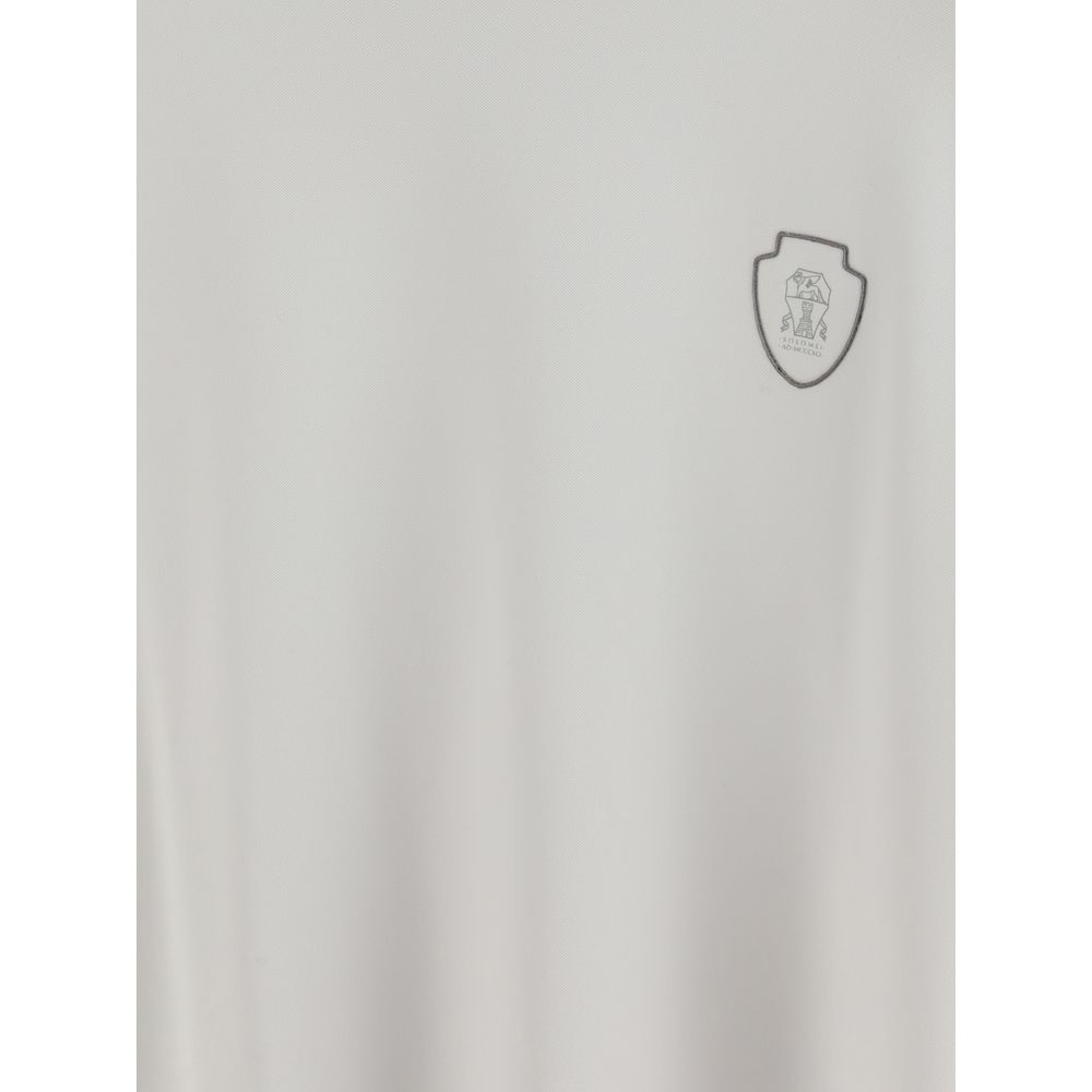 White Polyamide T-Shirt