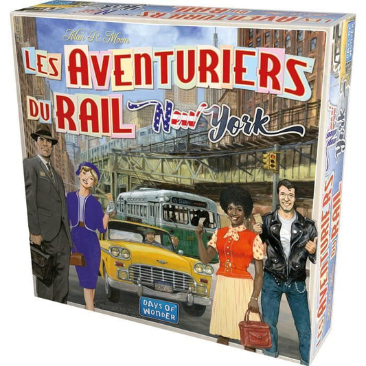 Days of Wonder | Rail adventurers: New York | Board game | From 8 years old | 2 to 4 players | 10 to 15 minutes