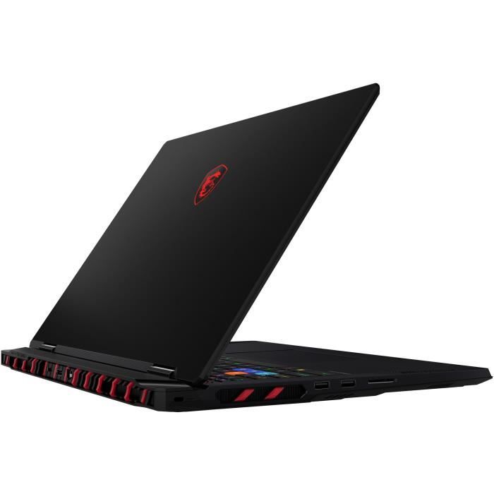 Gaming laptop PC - MSI - Raider 18 HX AI - 18 UHD+ MiniLED 120Hz - i9-285HX - 64 GB RAM - 4 TB SSD - RTX 5080 - Windows 11