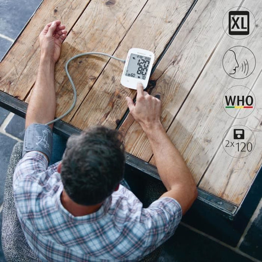 Talking blood pressure monitor - MEDISANA - BU 535 - 6 languages - Large screen - XXL digits - Arrhythmia measurement - 240 memories