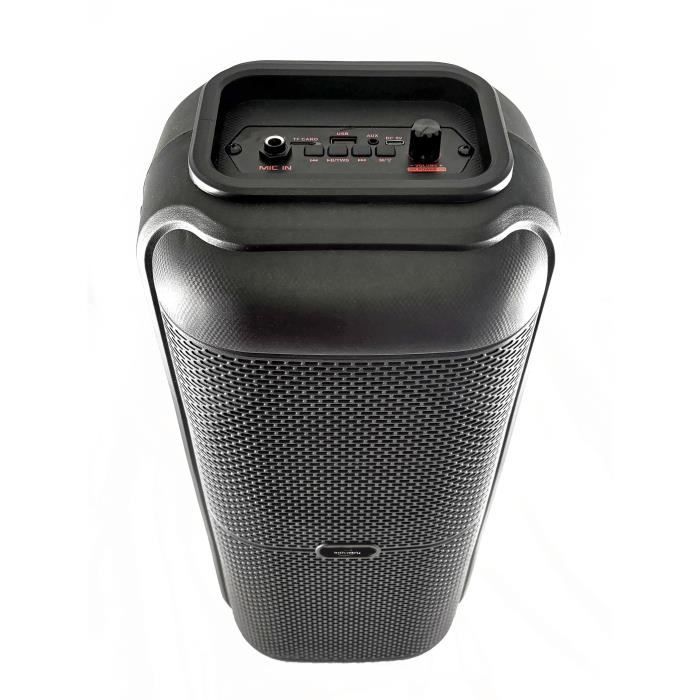 Luminous Karaoke Speaker - INOVALLEY - KA22-BTH - Bluetooth V5.0 - 49 cm - 500 W - Black