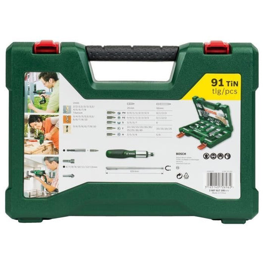 Accessories box for drilling and V -Line screwing (91 pcs) - Bosch